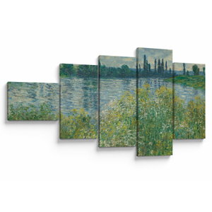 Obraz - Claude Monet, Banks of the Seine, reprodukce (V025170V11060)