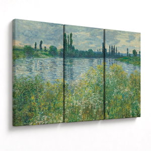 Obraz - Claude Monet, Banks of the Seine, reprodukce (V025170V120803PCS)