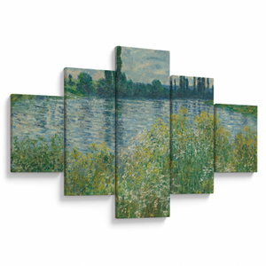 Obraz - Claude Monet, Banks of the Seine, reprodukce (V025170V12570)