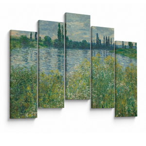 Obraz - Claude Monet, Banks of the Seine, reprodukce (V025170V12590)