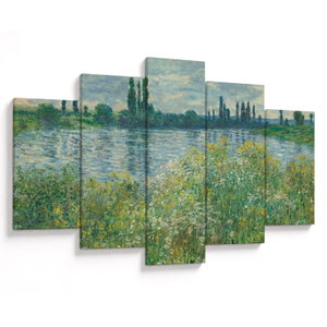 Obraz - Claude Monet, Banks of the Seine, reprodukce (V025170V150105)
