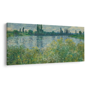 Obraz - Claude Monet, Banks of the Seine, reprodukce (V025170V200100)