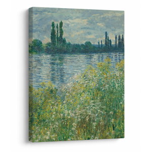 Obraz - Claude Monet, Banks of the Seine, reprodukce (V025170V3040)