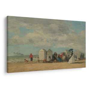 Slika - Eugène Boudin, Beach Scene, reprodukcije