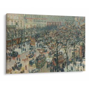 Tablou - Camille Pissarro, Boulevard des Italiens, Morning, Sunlight, reproducere (V025177V10070)