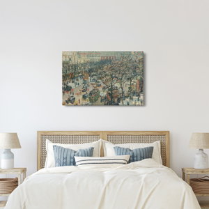 Tablou - Camille Pissarro, Boulevard des Italiens, Morning, Sunlight, reproducere (2)