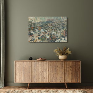 Tablou - Camille Pissarro, Boulevard des Italiens, Morning, Sunlight, reproducere (4)