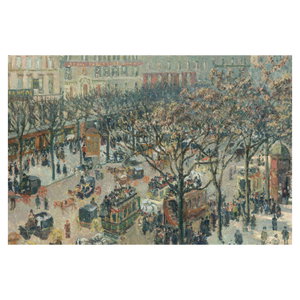 Tablou - Camille Pissarro, Boulevard des Italiens, Morning, Sunlight, reproducere (6)