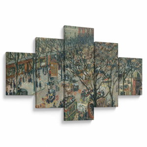 Tablou - Camille Pissarro, Boulevard des Italiens, Morning, Sunlight, reproducere (V025177V12570)