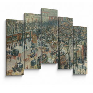 Tablou - Camille Pissarro, Boulevard des Italiens, Morning, Sunlight, reproducere (V025177V12590)