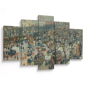 Tablou - Camille Pissarro, Boulevard des Italiens, Morning, Sunlight, reproducere (V025177V150105)