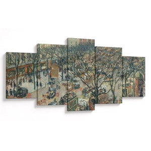 Tablou - Camille Pissarro, Boulevard des Italiens, Morning, Sunlight, reproducere (V025177V150805PCS)
