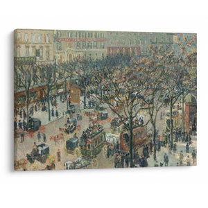 Bild auf Leinwand - Camille Pissarro, Boulevard des Italiens, Morning, Sunlight, Reproduktionen