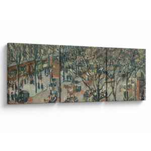 Tablou - Camille Pissarro, Boulevard des Italiens, Morning, Sunlight, reproducere (V025177V9030)