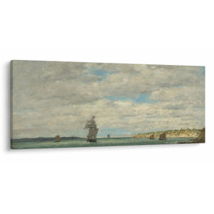 Kép - Eugène Boudin, Coast of Brittany, reprodukciók (V025182V12050)