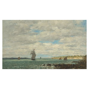 Kép - Eugène Boudin, Coast of Brittany, reprodukciók (6)