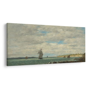 Kép - Eugène Boudin, Coast of Brittany, reprodukciók (V025182V200100)