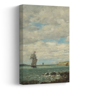 Kép - Eugène Boudin, Coast of Brittany, reprodukciók (V025182V2030)