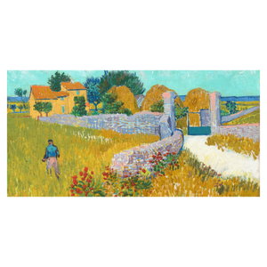 Glasschilderij - Vincent van Gogh, Boerderij in de Provence, reproducties (5)
