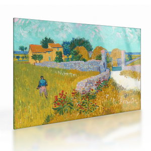 Skleněný obraz - Vincent van Gogh, Farmhouse in Provence, reprodukce