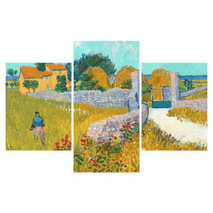 Schilderij - Vincent van Gogh, Boerderij in de Provence, reproducties (6)