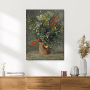 Obraz - Auguste Renoir,  Flowers in a Vase, reprodukce (2)