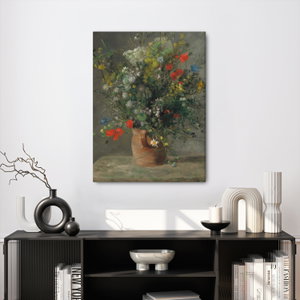 Obraz - Auguste Renoir,  Flowers in a Vase, reprodukce (4)