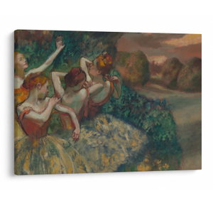 Obraz - Edgar Degas, Four Dancers, reprodukce