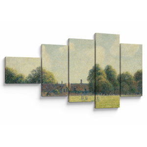 Obraz - Camille Pissarro, Hampton Court Green, reprodukce (V025194V11060)