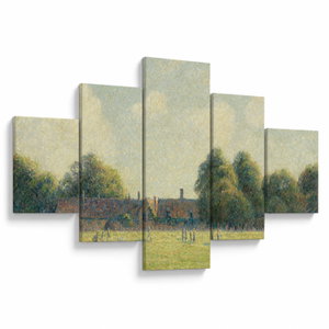 Obraz - Camille Pissarro, Hampton Court Green, reprodukce (V025194V12570)