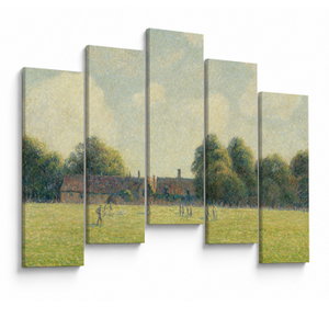 Obraz - Camille Pissarro, Hampton Court Green, reprodukce (V025194V12590)