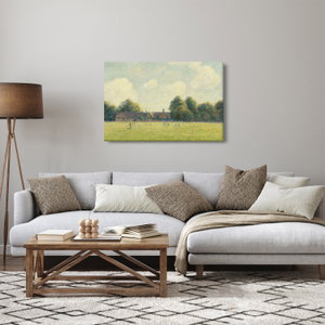 Obraz - Camille Pissarro, Hampton Court Green, reprodukce (3)