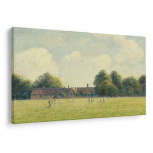 Obraz - Camille Pissarro, Hampton Court Green, reprodukce (V025194V150100)