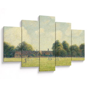 Obraz - Camille Pissarro, Hampton Court Green, reprodukce (V025194V150105)