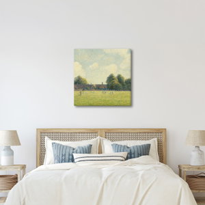 Obraz - Camille Pissarro, Hampton Court Green, reprodukce (3)