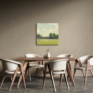 Obraz - Camille Pissarro, Hampton Court Green, reprodukce (4)