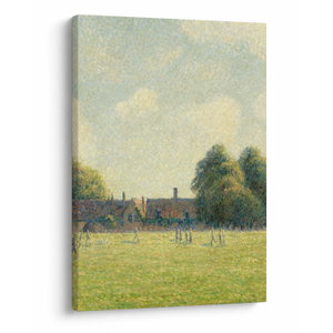 Obraz - Camille Pissarro, Hampton Court Green, reprodukce (V025194V5070)