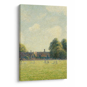 Obraz - Camille Pissarro, Hampton Court Green, reprodukce (V025194V6090)