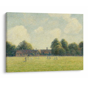 Obraz - Camille Pissarro, Hampton Court Green, reprodukce (V025194V7050)