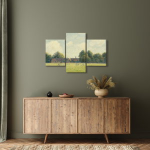 Obraz - Camille Pissarro, Hampton Court Green, reprodukce (2)