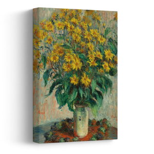 Obraz - Claude Monet, Jerusalem Artichoke Flowers, reprodukce (V025198V2030)