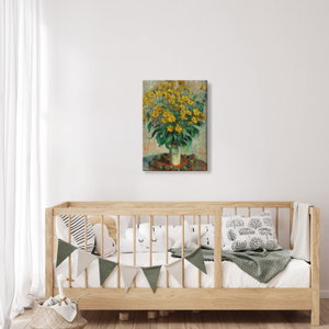 Obraz - Claude Monet, Jerusalem Artichoke Flowers, reprodukce (3)