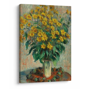 Obraz - Claude Monet, Jerusalem Artichoke Flowers, reprodukce