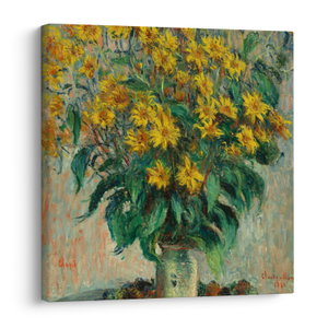 Obraz - Claude Monet, Jerusalem Artichoke Flowers, reprodukce (V025198V7070)
