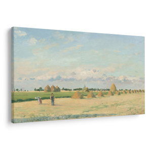 Bild auf Leinwand - Camille Pissarro, Landscape, Ile de France, Reproduktionen