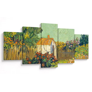 Obraz - Imitator of Vincent van Gogh, Landscape, reprodukce (s hodinami) (V025204V15080C)