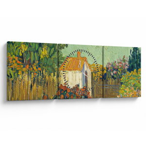 Obraz - Imitator of Vincent van Gogh, Landscape, reprodukce (s hodinami) (V025204V9030C)