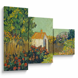 Obraz - Imitator of Vincent van Gogh, Landscape, reprodukce (s hodinami) (V025204V9070C)