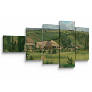 Obraz - Camille Pissarro, Landscape at Les Pâtis, Pontoise, reprodukce (V025205V11060)