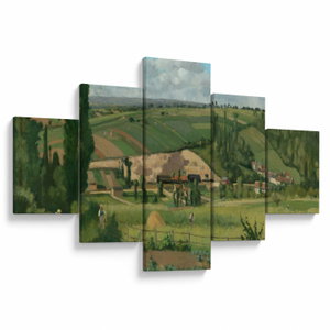 Obraz - Camille Pissarro, Landscape at Les Pâtis, Pontoise, reprodukce (V025205V12570)